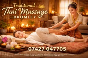 Traditional Thai massage therapist providing mobile Thai massage treatment at home in Bromley London